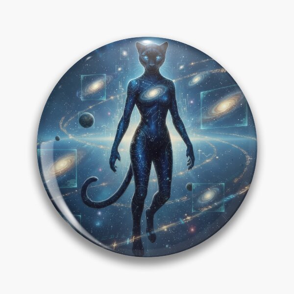 Item preview, Cosmic Black Panther - Sagan designed and sold by Cosmic Zoo.