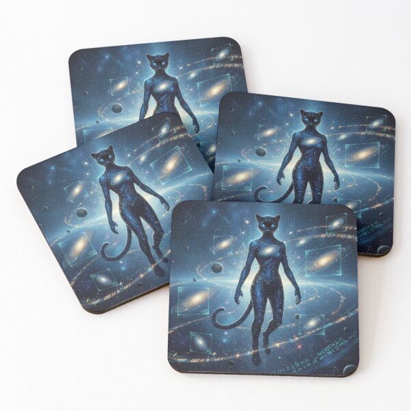 Item preview, Cosmic Black Panther - Sagan designed and sold by Cosmic Zoo.