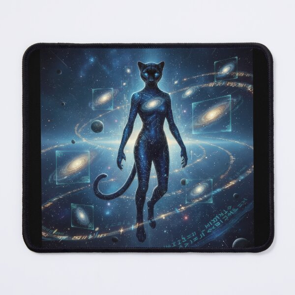 Item preview, Cosmic Black Panther - Sagan designed and sold by Cosmic Zoo.