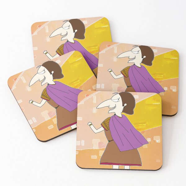 Item preview, "Cartoon Character in Green Dress with Abstract Background" designed and sold by nighttime1990.