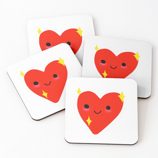 Item preview, Cute Smiling Heart Digital Art designed and sold by Gemini Dazzling Arts.