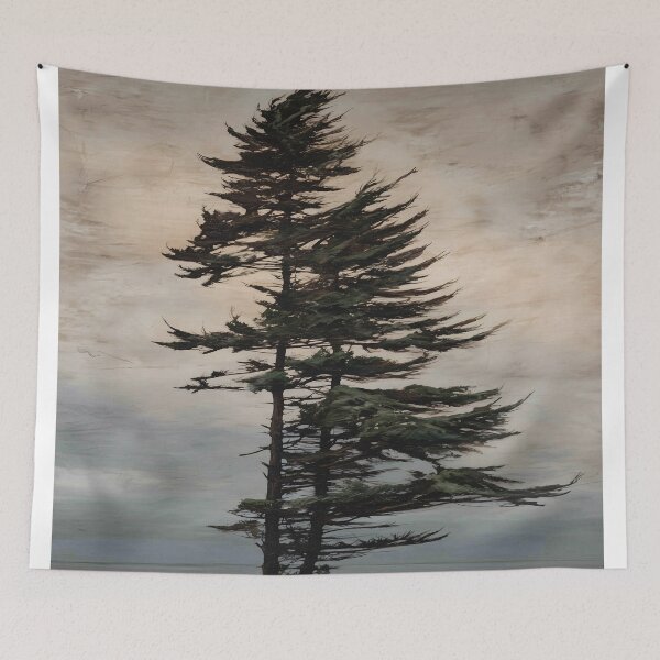 Item preview, Wind-Swept Trees on a Cloudy Day designed and sold by lautir.
