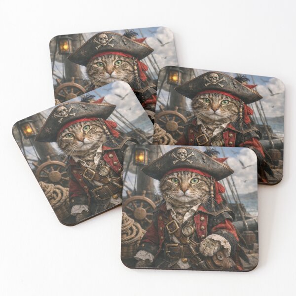 Item preview, Pirate Cat Costume 2 designed and sold by CyberCanvasCo.