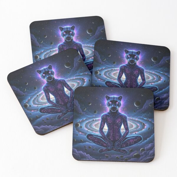 Item preview, Cosmic Black Panther - Stella designed and sold by Cosmic Zoo.