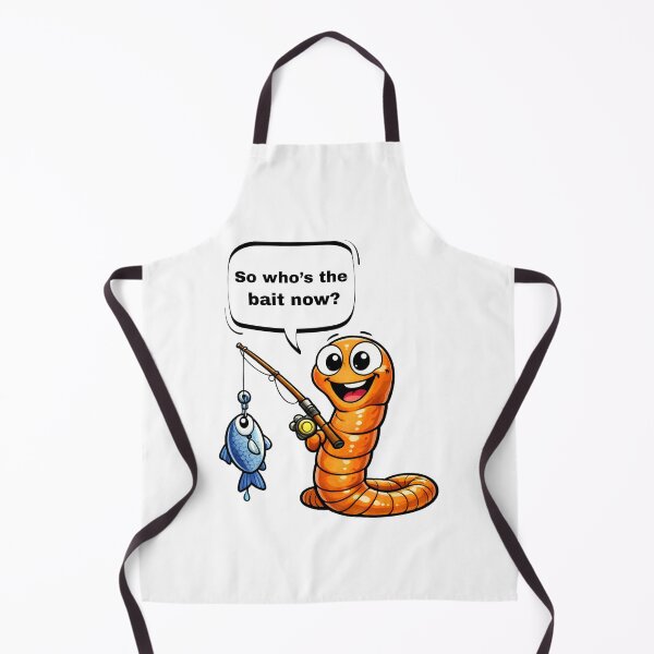 Item preview, Funny Fishing Worm Who’s The Bait Now designed and sold by madebysiwa.