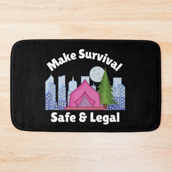 Item preview, Make Survival Safe & Legal - Tent and Tree in the City designed and sold by WigOutlet.