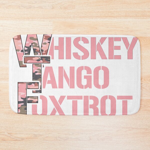 Item preview, Whiskey Tango Foxtrot.... pink camo designed and sold by CHASAcreative.