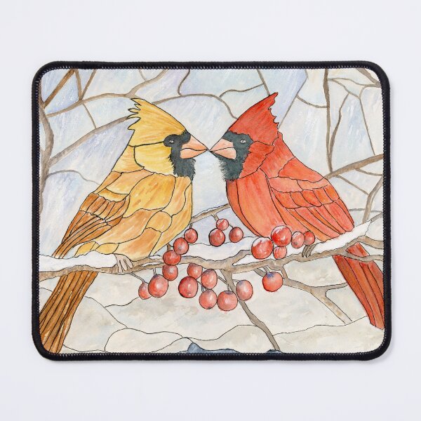 Item preview, Cardinals in Snow designed and sold by Diane Hall Watercolors.