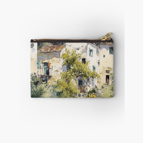 Item preview, Mediterranean village in spring designed and sold by 13thstreet.