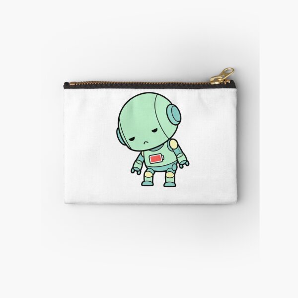 Item preview, Low Battery Robot Cute Meme Sticker designed and sold by Studioyasmin.