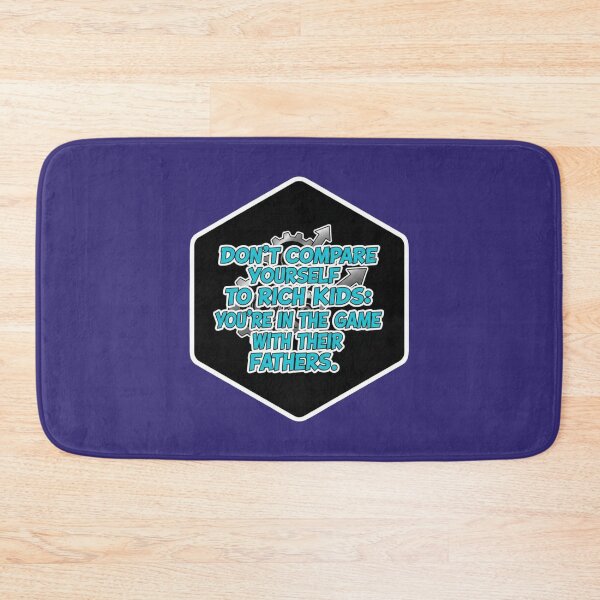 Item preview, Don't Compare Yourself To Rich Kids Entrepreneur Motivation Sticker designed and sold by Scro-Ciob-Shop.