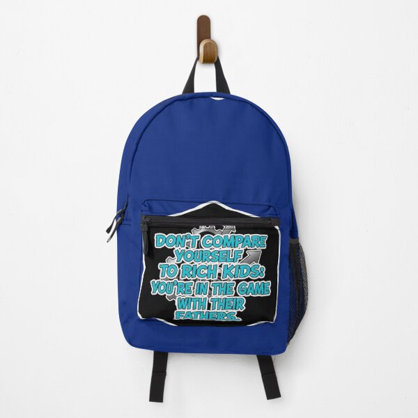 Item preview, Don't Compare Yourself To Rich Kids Entrepreneur Motivation Sticker designed and sold by Scro-Ciob-Shop.