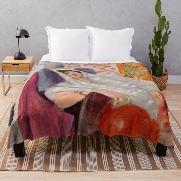 Item preview, Woman Reclining by Henri Matisse: Fauvist Interior Fine Art Poster designed and sold by artofuniverse.
