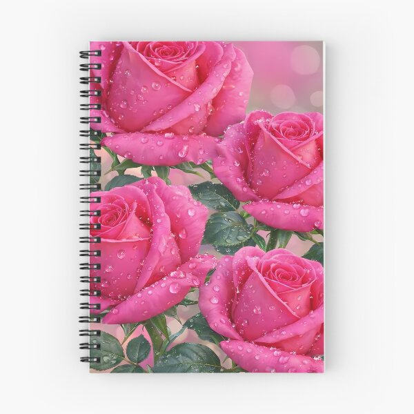 Item preview, Dewy Pink Roses in Bloom designed and sold by Dreamy Armine Art.