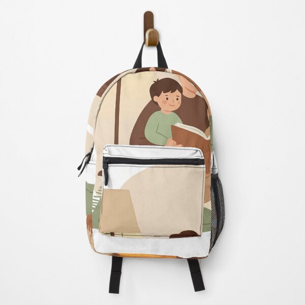 Item preview, Cozy Family Reading Night by the Fireplace designed and sold by AbstractAuraArt.
