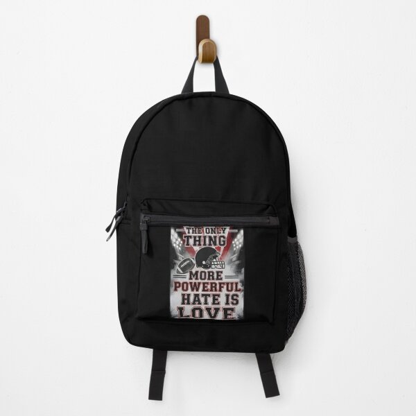 Item preview, The Only Thing More Powerful Than Hate Is Love Football Inspirational Quote Design designed and sold by Uglyandcute.