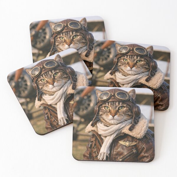 Item preview, Fighter Pilot Cat Costume designed and sold by CyberCanvasCo.