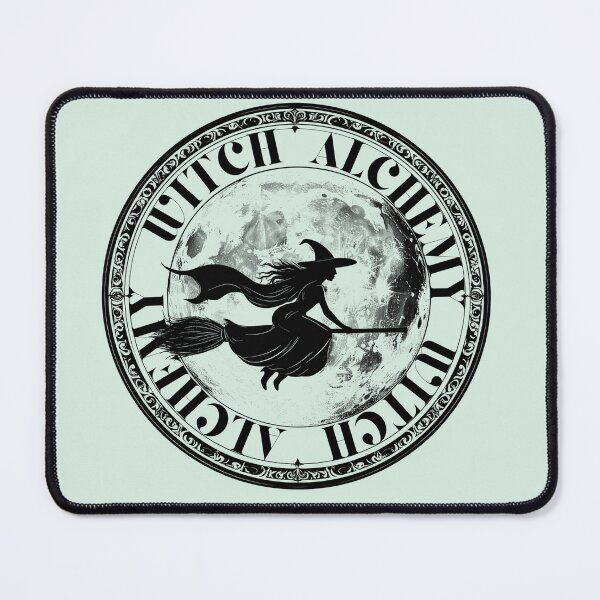Item preview, Silent magic, witch on a broomstick, full moon, witch alchemy designed and sold by LiskoDesign.