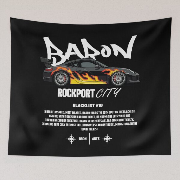 Item preview, Need For Speed Most Wanted Blacklist #10 Baron designed and sold by BronArtworks.