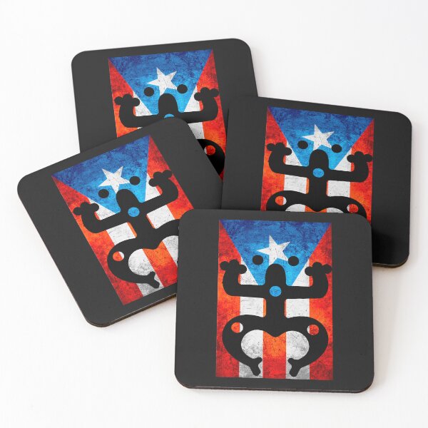 Item preview, Puertorican roots and taino heritage Puerto Rico flag Coqui frog designed and sold by erozzz.