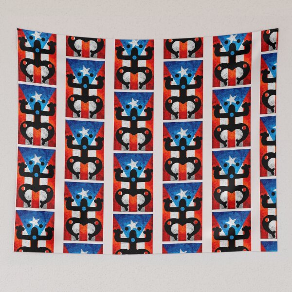 Item preview, Puertorican roots and taino heritage Puerto Rico flag Coqui frog designed and sold by erozzz.