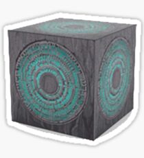 3d model of pandorica Sticker