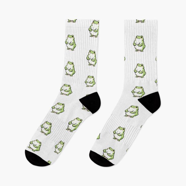 Item preview, Cute Chubby Frog – Kawaii Minimal Animal Art designed and sold by HeyHas.