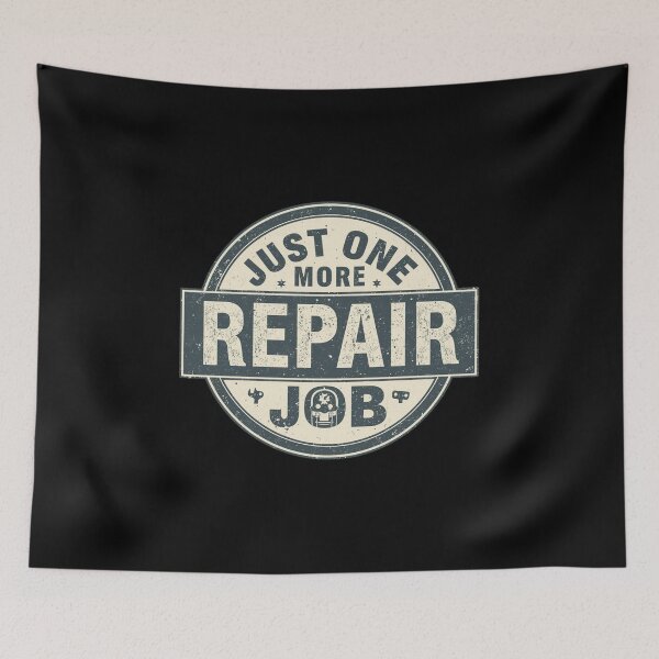 Item preview, Just One More Repair Job – DIY Mechanic Humor Shirt designed and sold by KapiPrint.