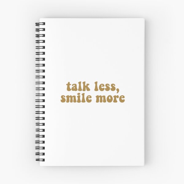 Item preview, Talk Less Smile More Hamilton Quote designed and sold by BoldNFresh.