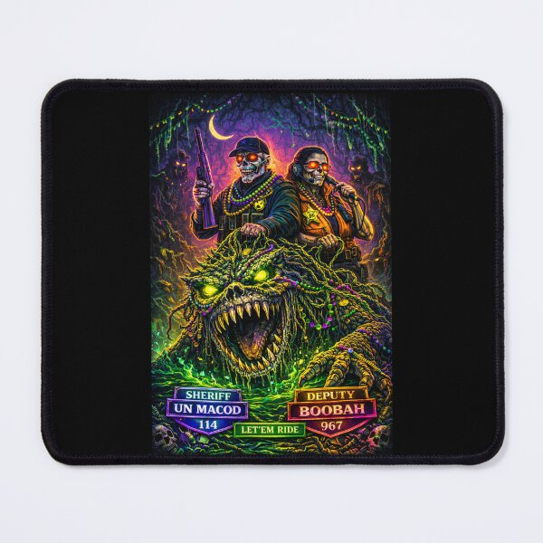 Item preview, Sheriff UN Macod Let ’Em Ride Swamp Horror Art designed and sold by MACodDesigns.
