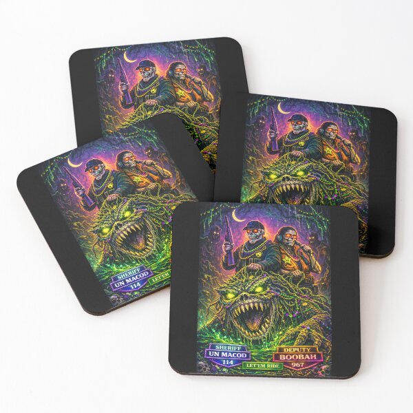 Item preview, Sheriff UN Macod Let ’Em Ride Swamp Horror Art designed and sold by MACodDesigns.