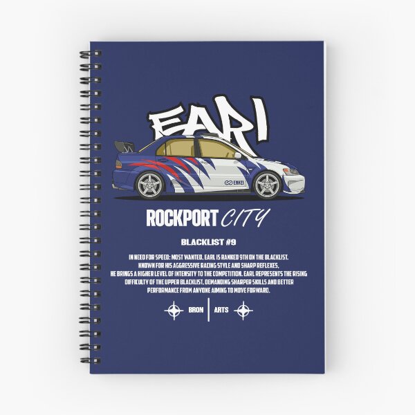 Item preview, Need For Speed Most Wanted Blacklist #9 Earl Mitsubishi Lancer EVO designed and sold by BronArtworks.