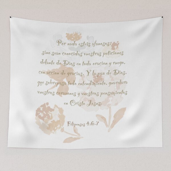Item preview, Flores de Amor, Filipenses 4:6-7 designed and sold by DAVK by DE.