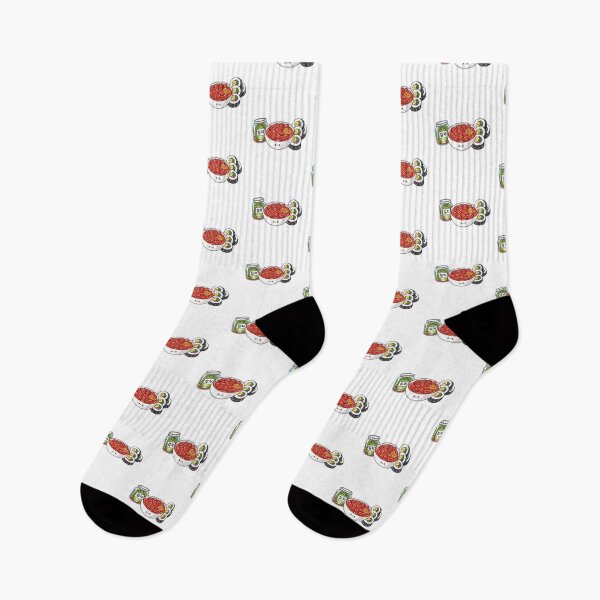 Item preview, Cute Korean Food Illustration - Kawaii Kimchi Tteokbokki and Kimbap Design designed and sold by Greemo03.