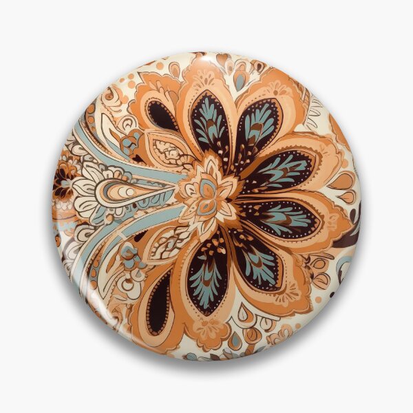 Item preview, vintage mandala designed and sold by Tania Uvalle.