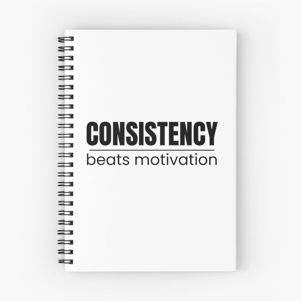 Item preview, Consistency Beats Motivation - Discipline Mindset Quote Minimal Typograpgy Design designed and sold by DRIP.exe.