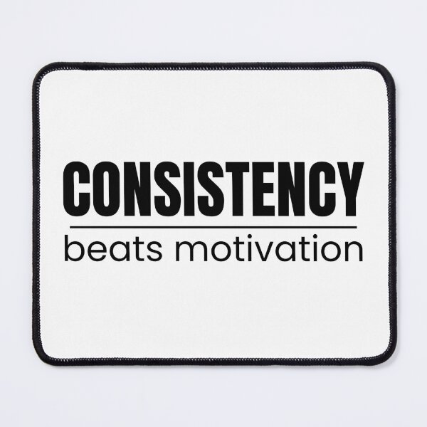 Item preview, Consistency Beats Motivation - Discipline Mindset Quote Minimal Typograpgy Design designed and sold by DRIP.exe.
