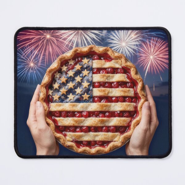 Item preview, American Flag Crust on a Cherry Pie designed and sold by Maria Dryfhout.