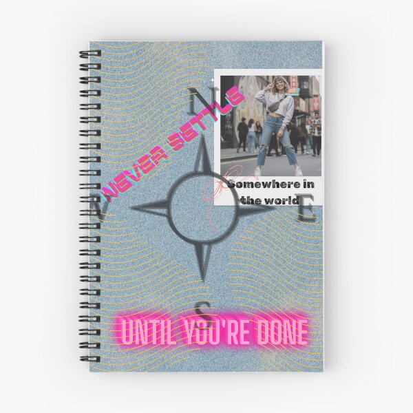 Item preview, Never Settle Travel Quote Art – Somewhere in the World Urban Aesthetic Design designed and sold by JIKUMI STUDIO.