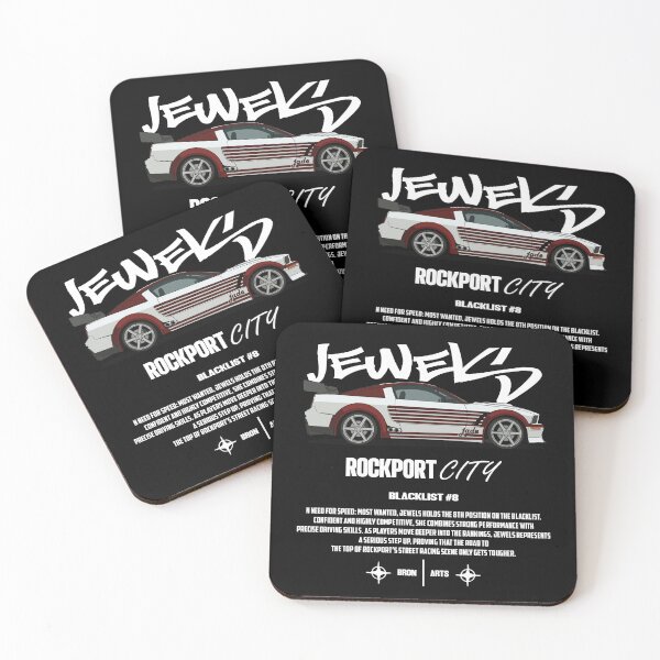 Item preview, Need For Speed Most Wanted Blacklist #8 Jewels Mustang designed and sold by BronArtworks.