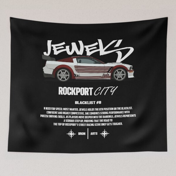 Item preview, Need For Speed Most Wanted Blacklist #8 Jewels Mustang designed and sold by BronArtworks.