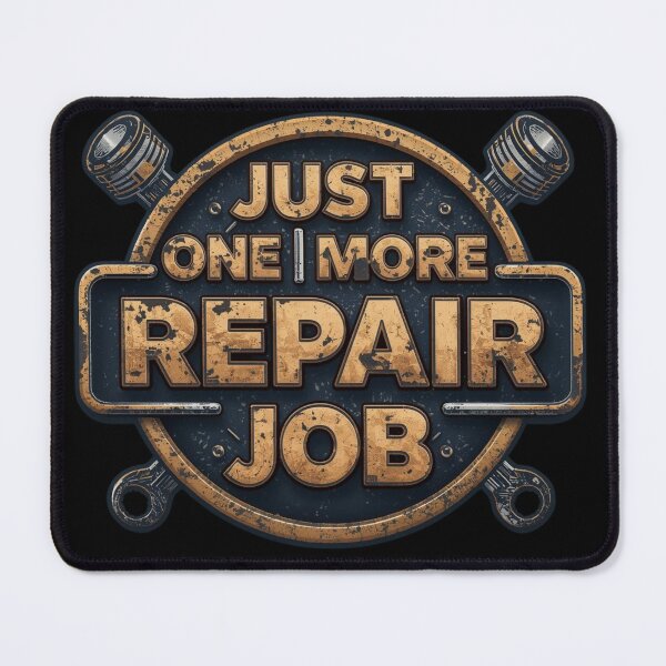 Item preview, Just One More Repair Job – DIY Mechanic Humor Shirt designed and sold by KapiPrint.