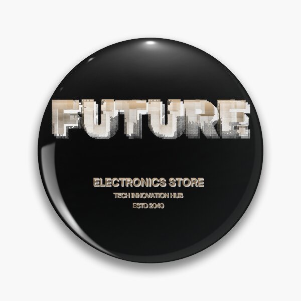 Item preview, Future Tech Innovation Hub - Gold Edition designed and sold by Printforluck.