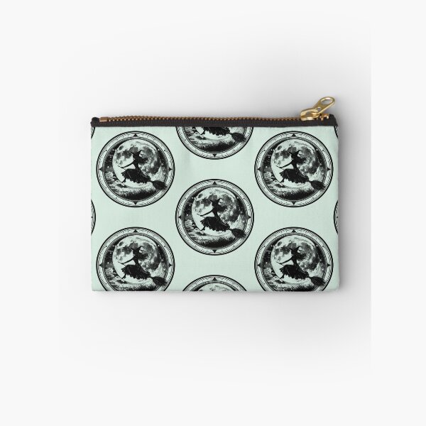 Item preview, Silent magic, witch on a broomstick under a full moon designed and sold by LiskoDesign.