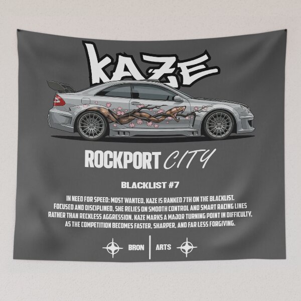 Item preview, Need For Speed Most Wanted Blacklist #7 Kaze designed and sold by BronArtworks.