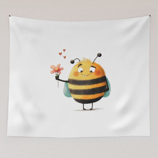 Item preview, bee flowers designed and sold by kilziahanirra.