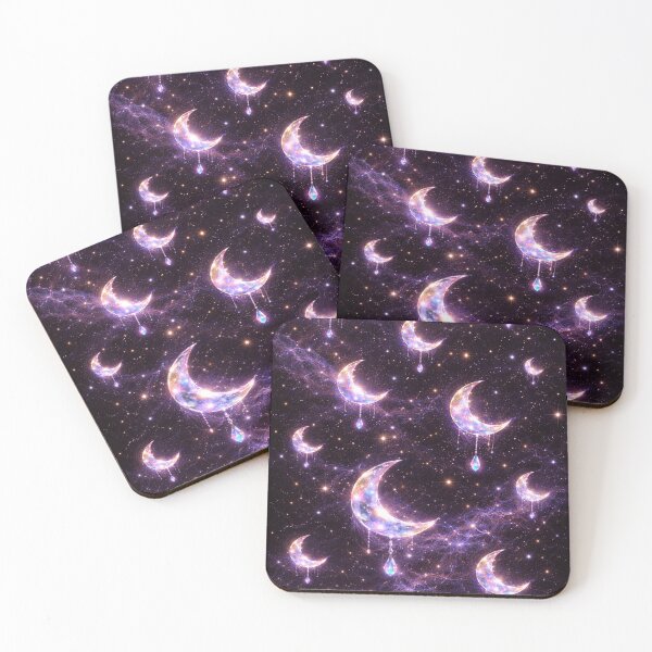 Item preview, Rainbow Crescent Moons – Cosmic Dream Aesthetic designed and sold by JessUmbra.
