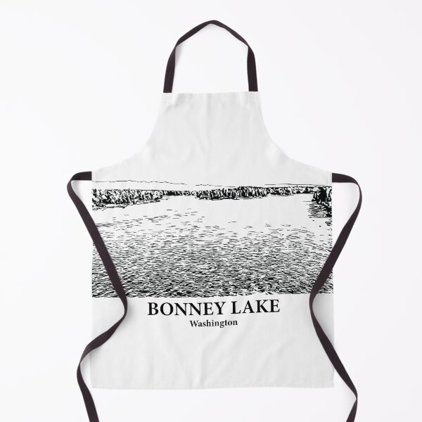 Item preview, Bonney Lake WA - Ink Cityscape Illustration designed and sold by Lakeric Cityscapes.
