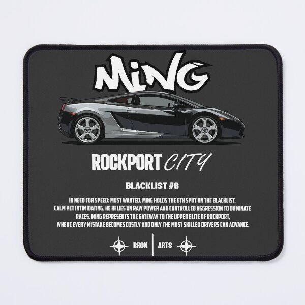 Item preview, Need For Speed Most Wanted Blacklist #6 Ming designed and sold by BronArtworks.