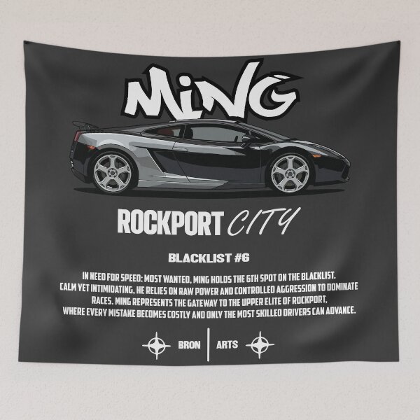 Item preview, Need For Speed Most Wanted Blacklist #6 Ming designed and sold by BronArtworks.